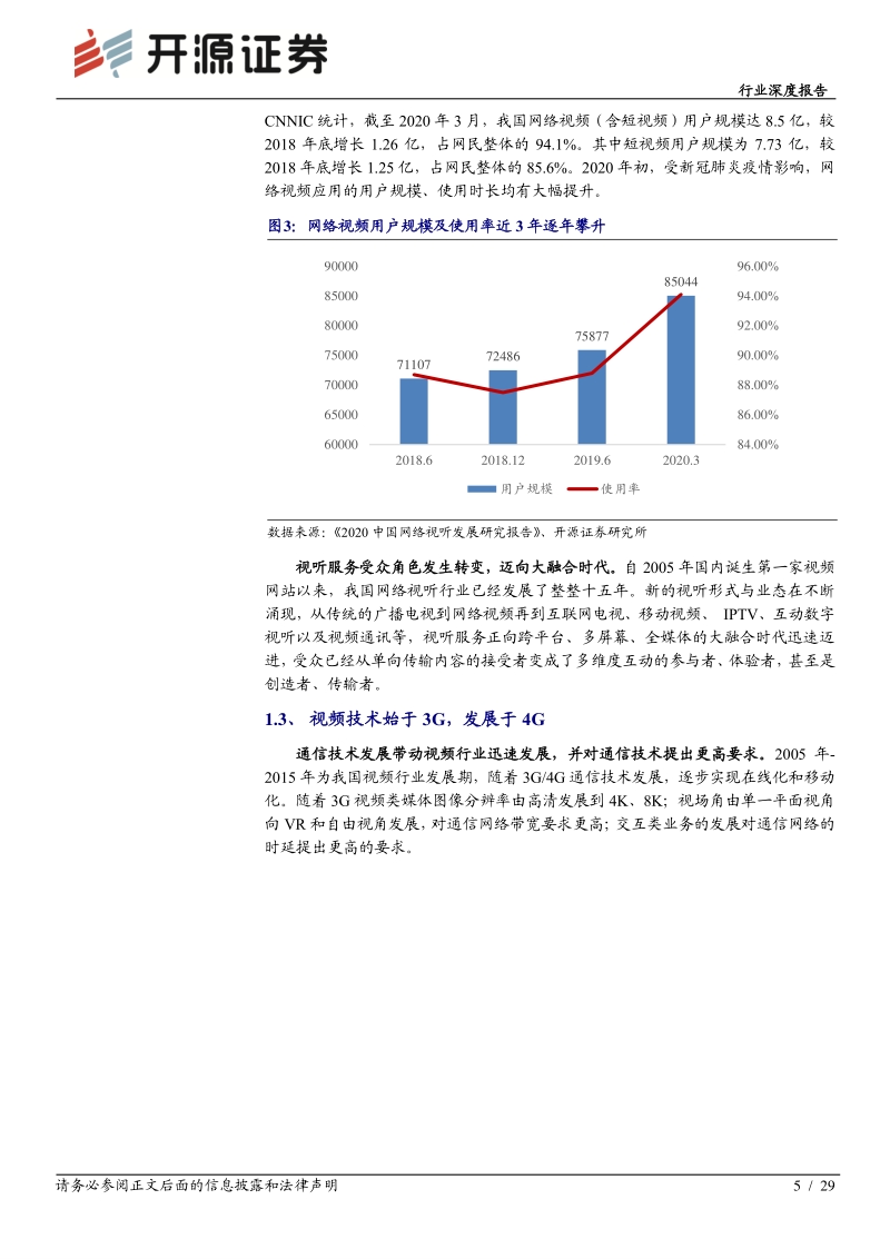 通信行业深度报告：大视频时代拉开帷幕，5G好用按下“快进”键.pdf_第5页