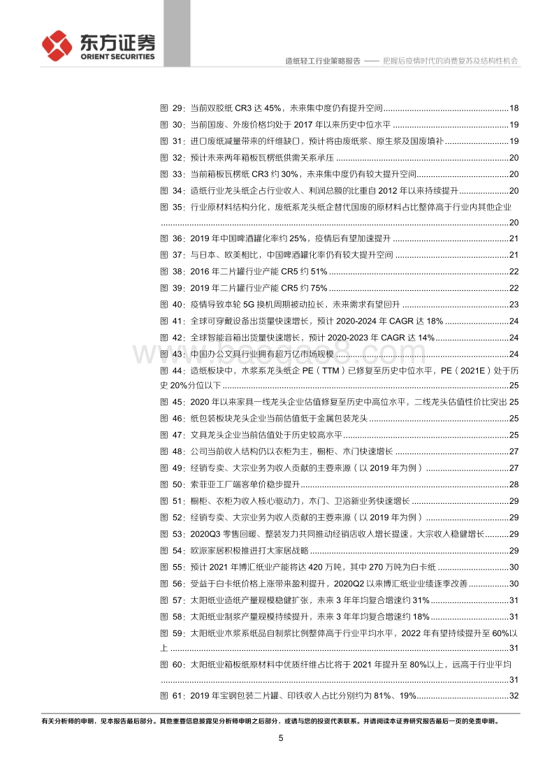 2021年轻工行业投资策略报告：把握后疫情时代的消费复苏及结构性机会.pdf_第5页