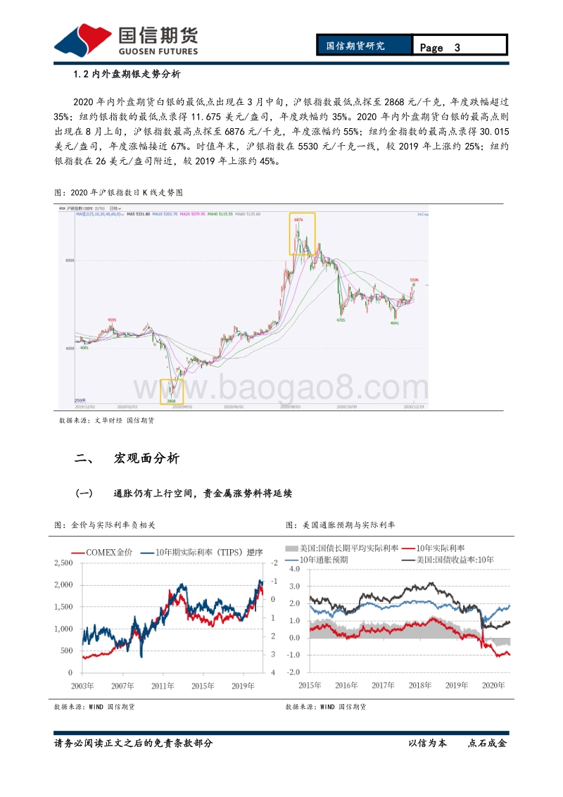 2021年贵金属投资策略报告：黄金共货币潮起，白银逐波待浪起.pdf_第3页