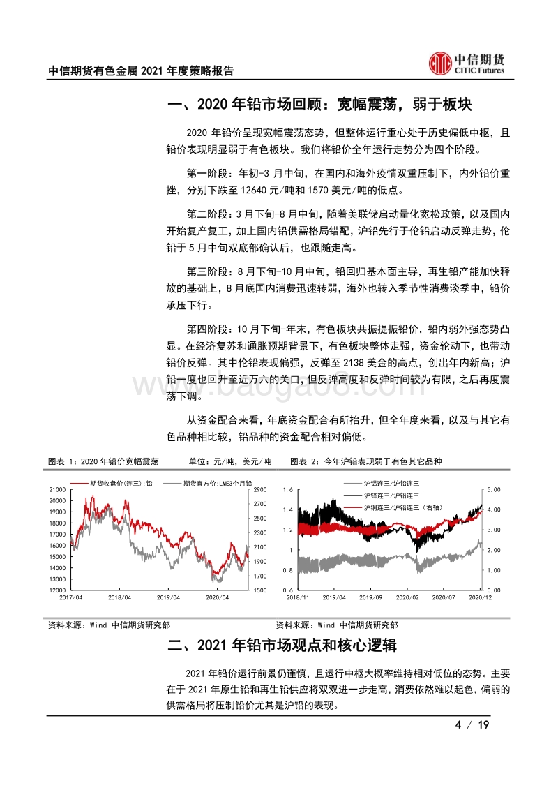 有色金属2021年度策略报告（铅）：供应累增下，扶不起的铅价.pdf_第4页