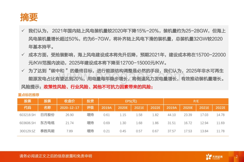 2021年风电行业投资策略.pdf_第2页