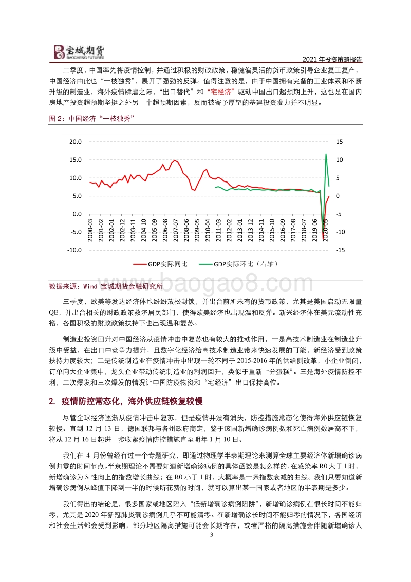 2021年宏观投资策略报告：修复资产价格和经济增长劈叉.pdf_第3页