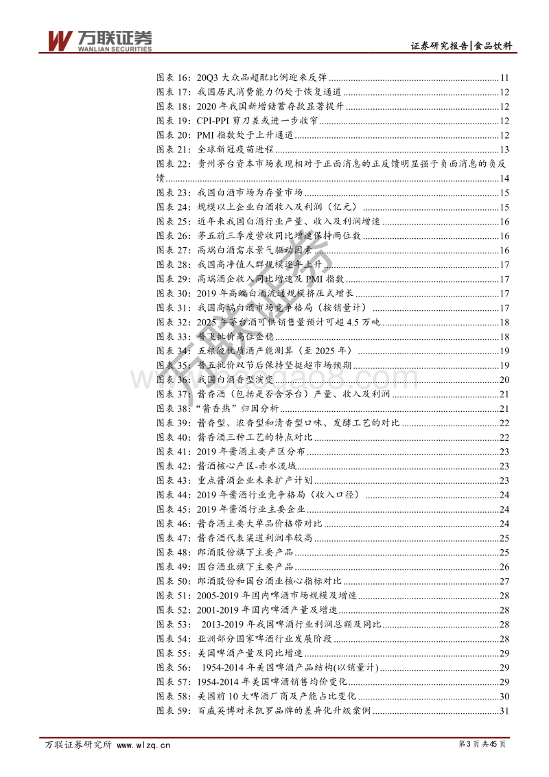 食品饮料行业2021年投资策略报告：复苏主旋律，精选好赛道.pdf_第3页