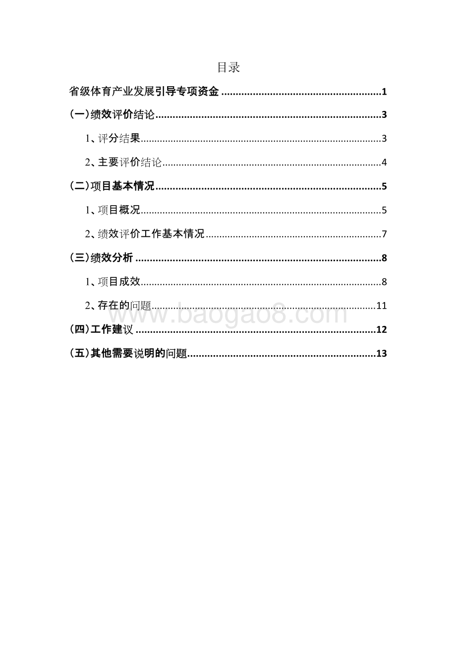 省级体育产业发展引导专项资金绩效评价报告.docx_第2页