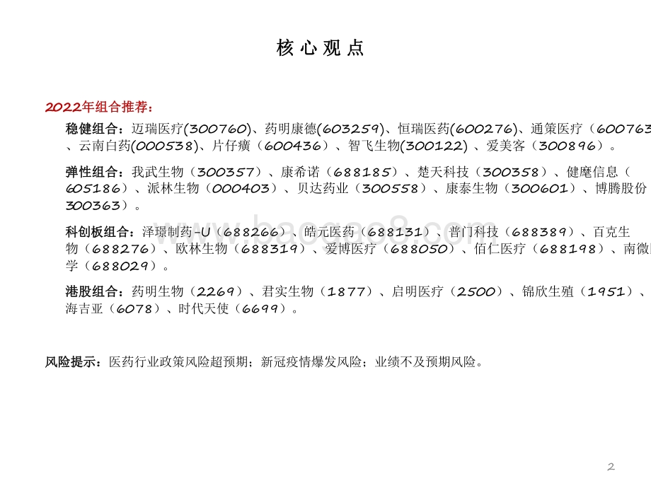 医药行业2022年投资前景研究报告.pdf_第3页