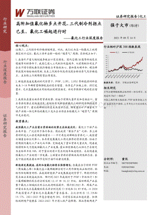 氟化工行业深度报告：高附加值氟化物多点开花、三代制冷剂拐点已至氟化工崛起进行时.pdf