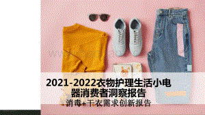 2021-2022衣物护理生活小电器消费者洞察报告.pdf