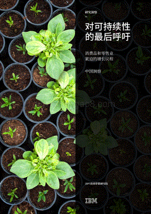 对可持续性的最后呼吁：消费品和零售业紧迫的增长议程.pdf