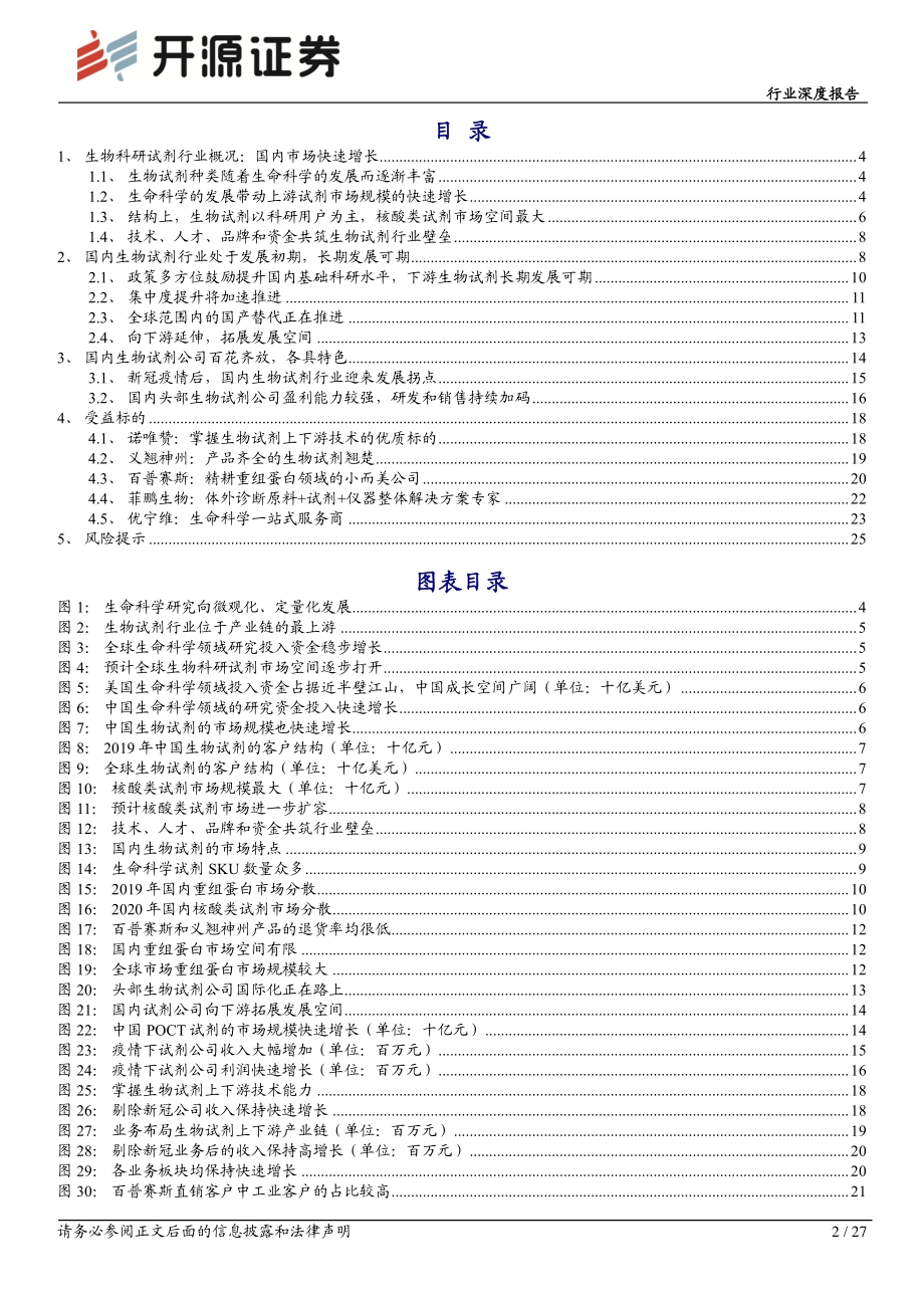 生物科研试剂： 国内市场快速增长行业百花齐放.pdf_第2页