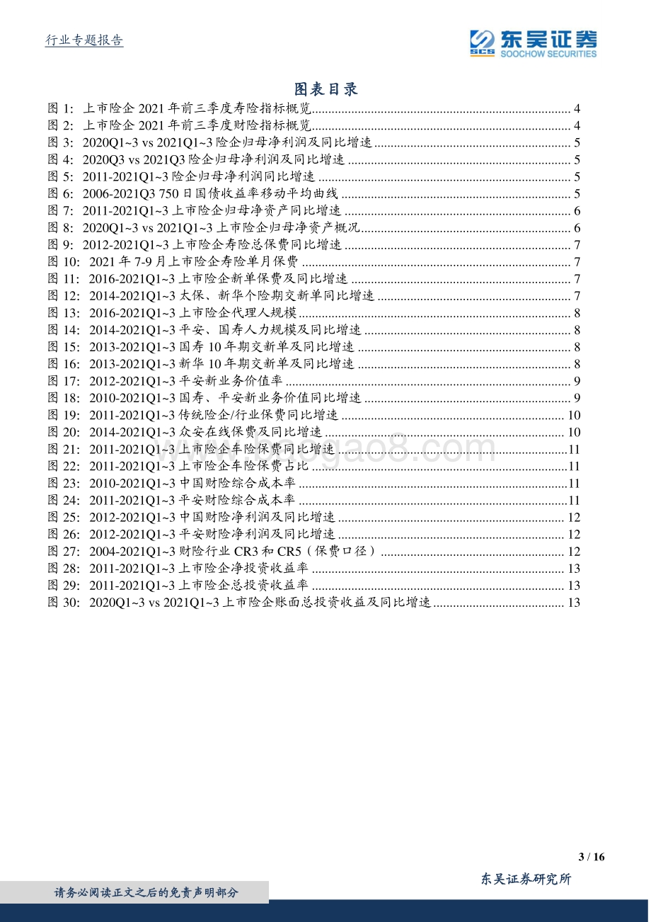 保险行业2021年三季报综述.pdf_第3页