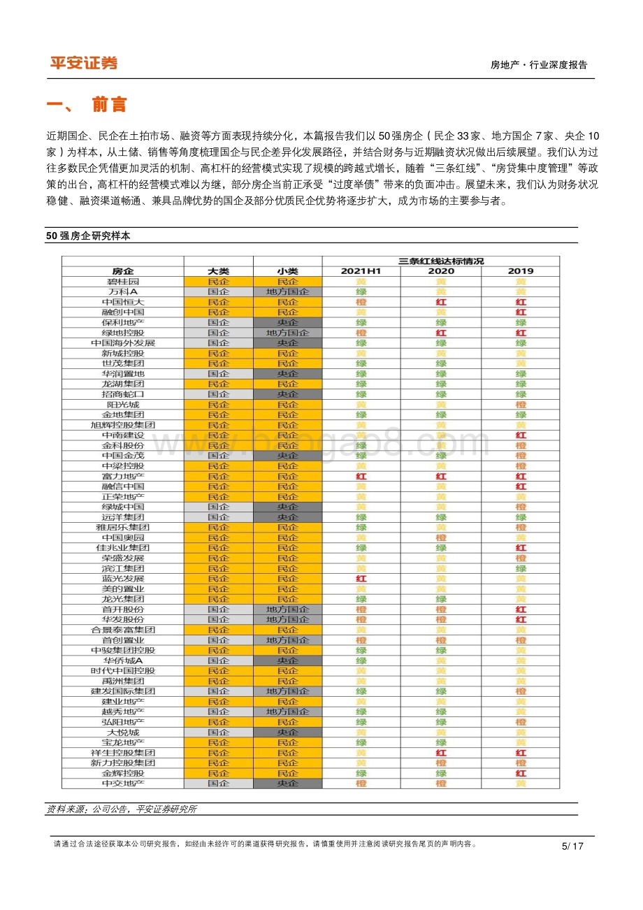 地产杂谈系列之二十二：经营财务视角下国企民企之“殊途”.pdf_第5页