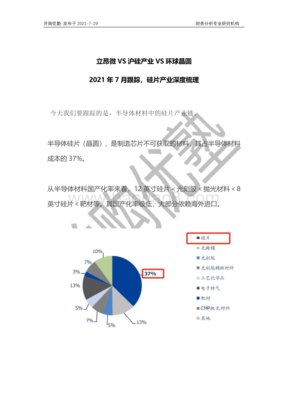 硅片产业深度梳理：立昂微VS沪硅产业VS环球晶圆.pdf_第1页