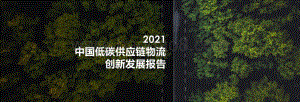 2021中国低碳供应链物流创新发展报告.pptx