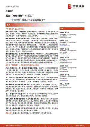 “专精特新”总量及行业联合报告之一：掘金“专精特新”小巨人.pdf