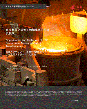 智能矿山系列研究报告：矿业智能化转型下河钢集团的机遇及挑战.pdf