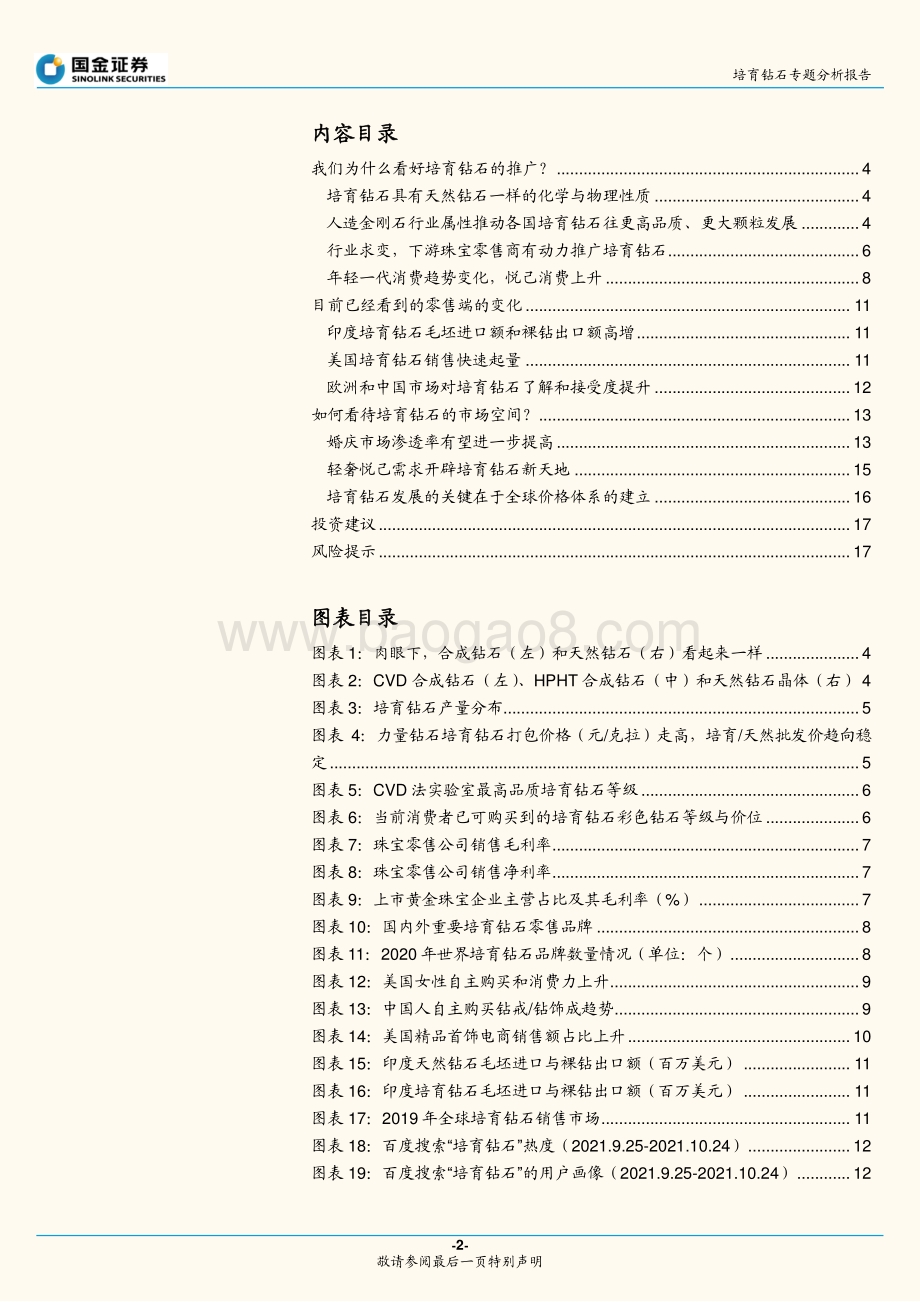 培育钻石专题分析报告：珠宝业的新征程.pdf_第2页
