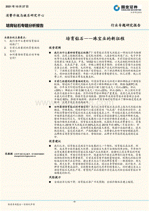 培育钻石专题分析报告：珠宝业的新征程.pdf