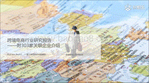 跨境电商行业研究报告：附303家关联企业介绍.pdf