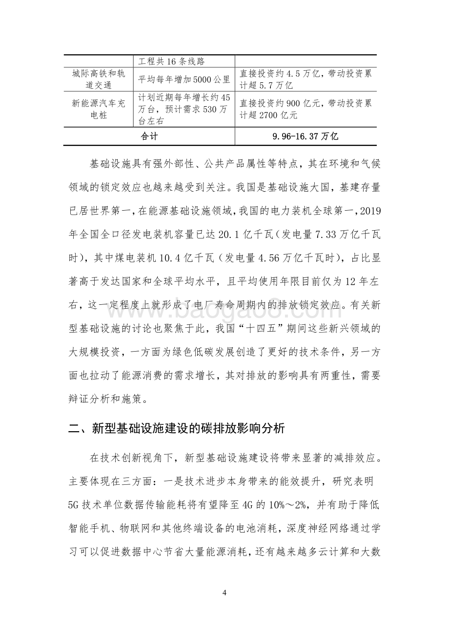 新型基础设施投资的碳排放影响分析及绿色低碳化政策建议.pdf_第4页