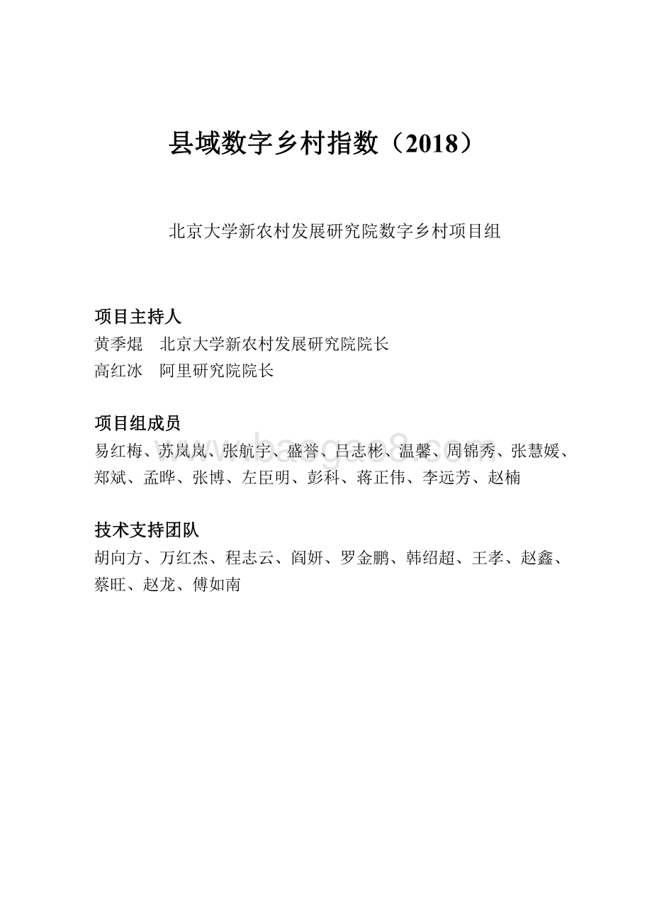 县域数字乡村指数（2018）研究报告.pdf_第2页