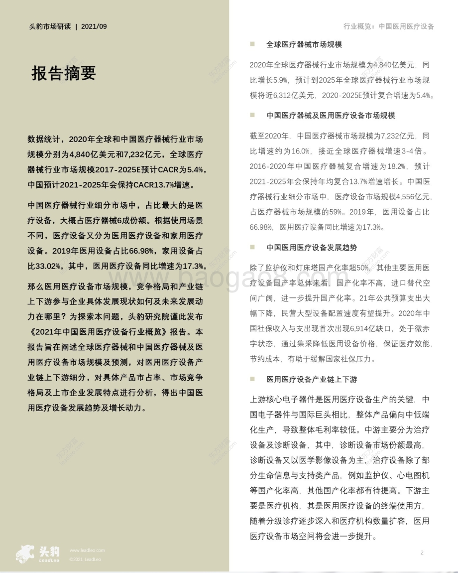 2021年中国医用医疗设备行业概览.pdf_第2页