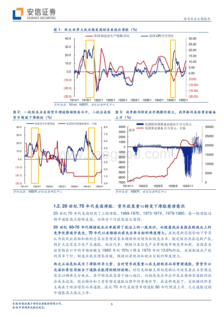 100年全球滞胀史：央行选择与政策得失.pdf_第5页