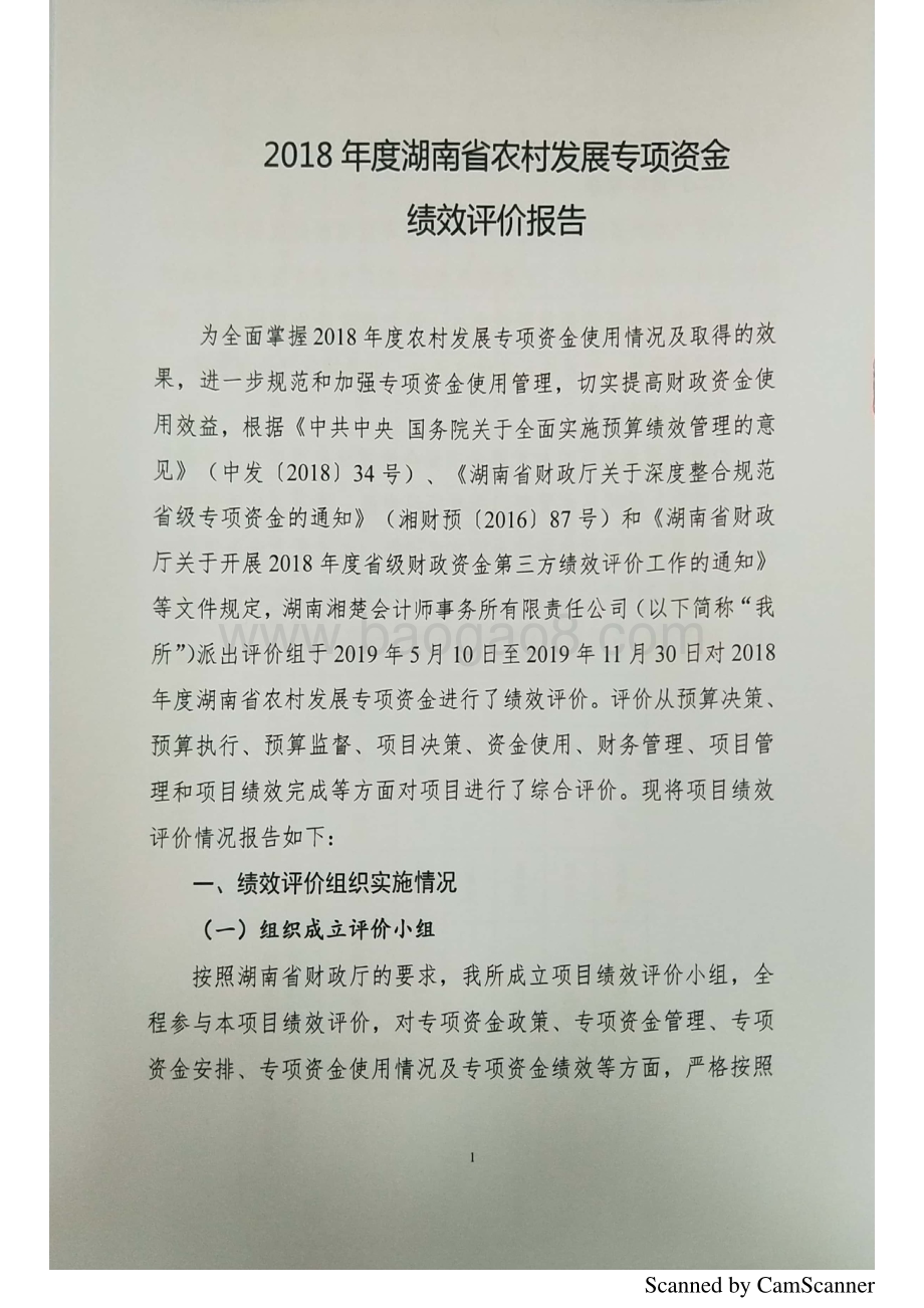 2018年农村发展专项绩效评价报告（湖南）.pdf_第5页