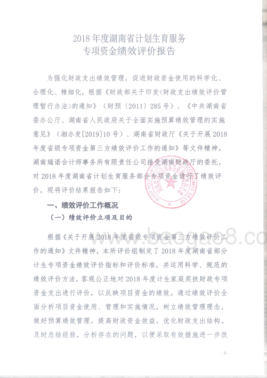 2018年公共卫生专项绩效评价报告（湖南）.pdf_第3页