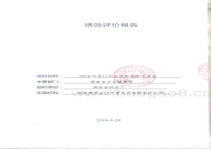 2018年公共卫生专项绩效评价报告（湖南）.pdf