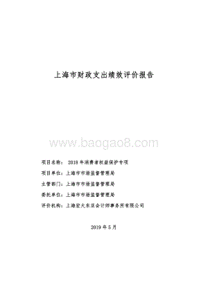 2018 年消费者权益保护专项绩效评价报告.pdf