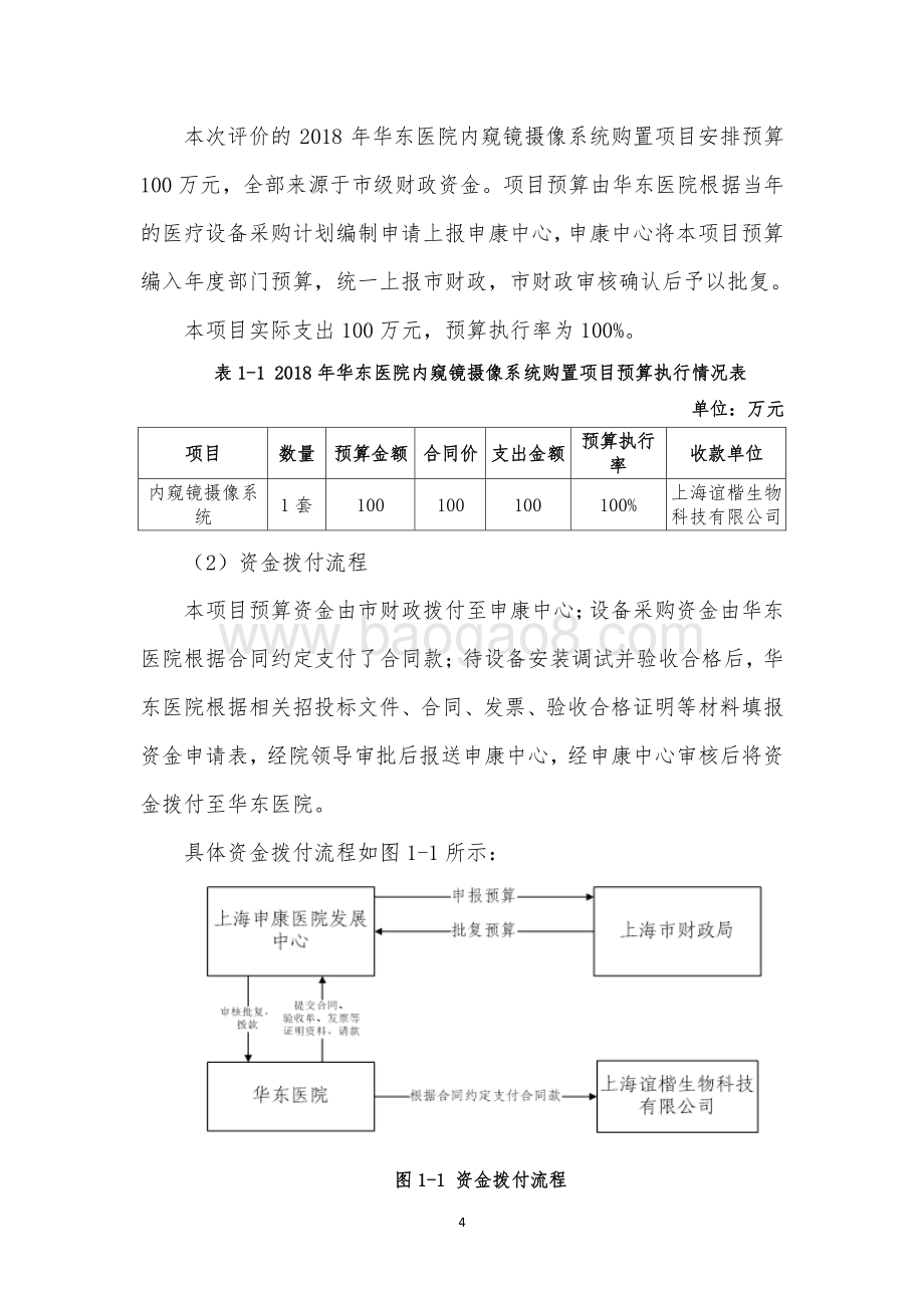 2018 年华东医院内窥镜摄像系统购置项目绩效评价报告.pdf_第4页