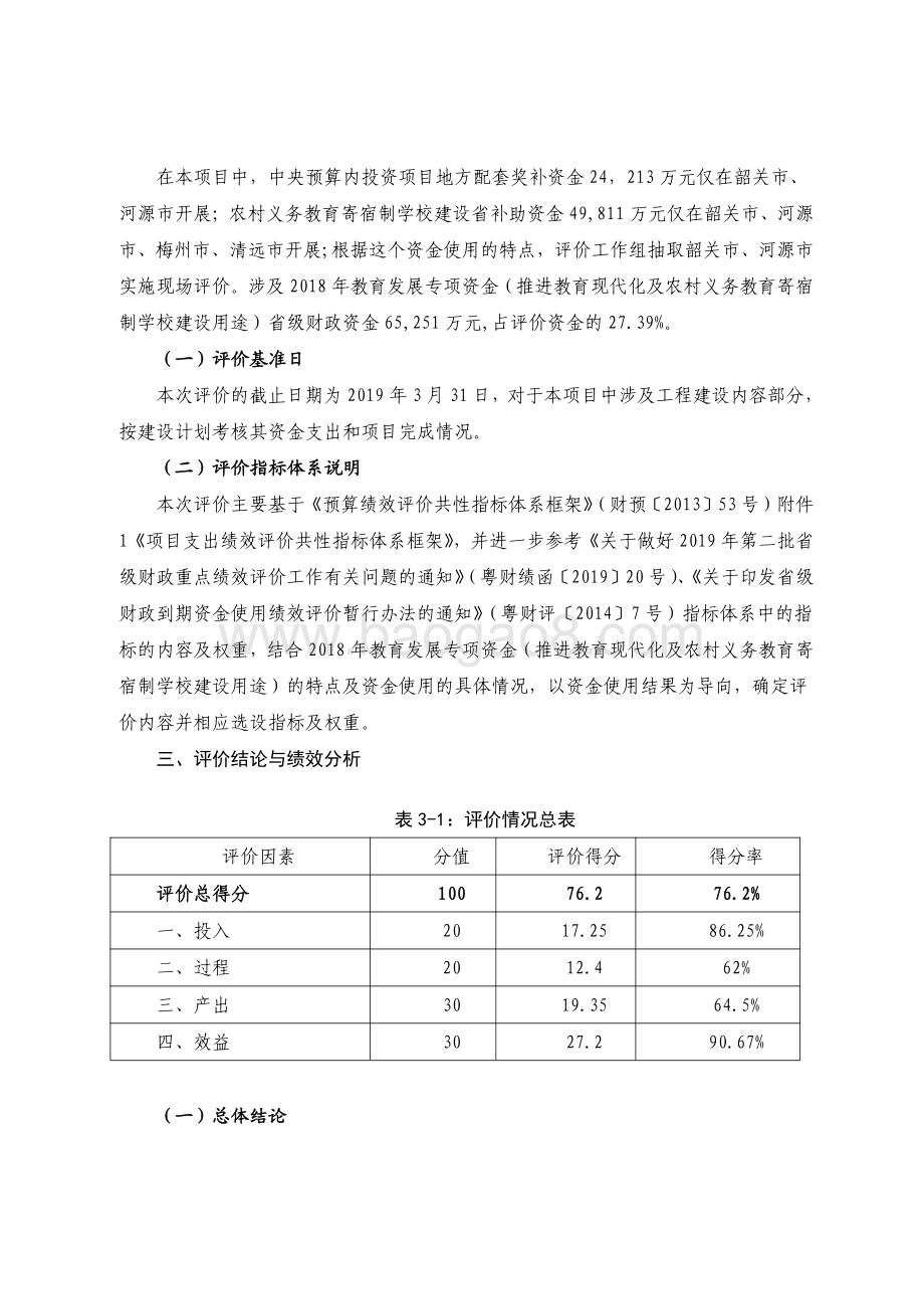 2018 年教育发展专项资金（推进教育现代化及农村义务教育寄宿制学校建设用途）绩效评价报告.pdf_第3页