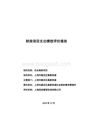 2017年嘉定区真新街道社会救助项目绩效评价报告.pdf