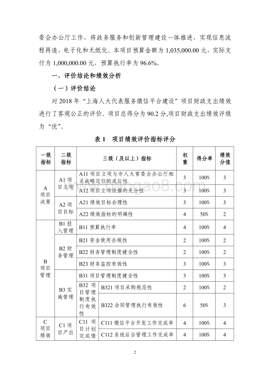 2018 年“上海人大代表服务微信平台建设费”项目绩效评价报告.pdf_第3页