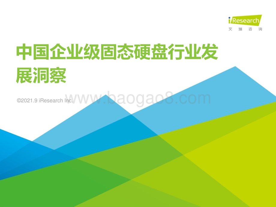 2021年中国企业级固态硬盘行业发展洞察.pdf_第1页
