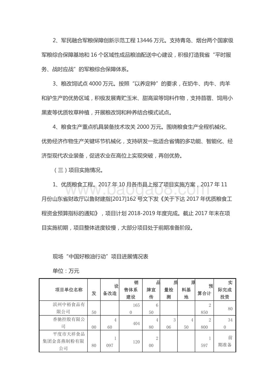 2017年中央商品粮大省奖励资金绩效评价报告（山东）.docx_第2页
