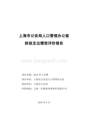 2018 年工本费绩效评价报告.pdf