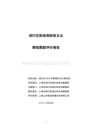 2018年景观灯光大修项目绩效跟踪评价报告.pdf
