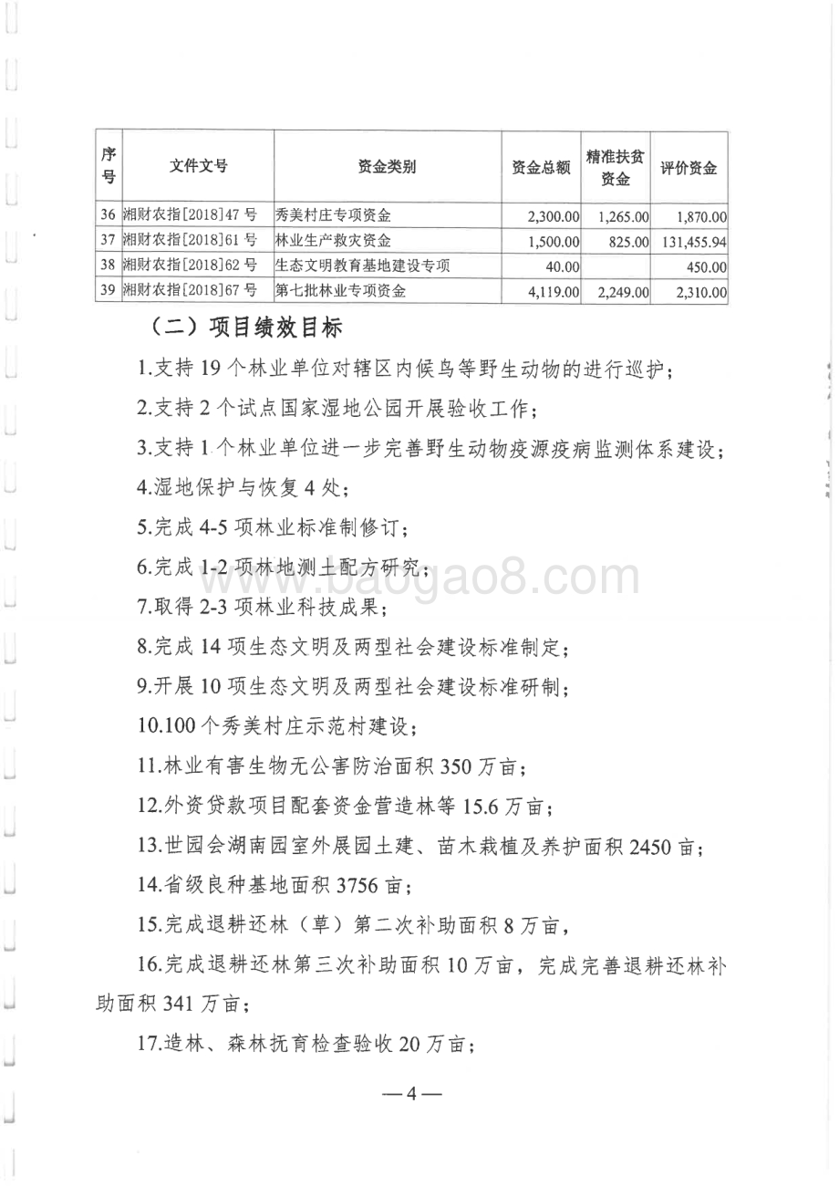 2018年森林营造与资源保护专项绩效评价报告（湖南）.pdf_第5页