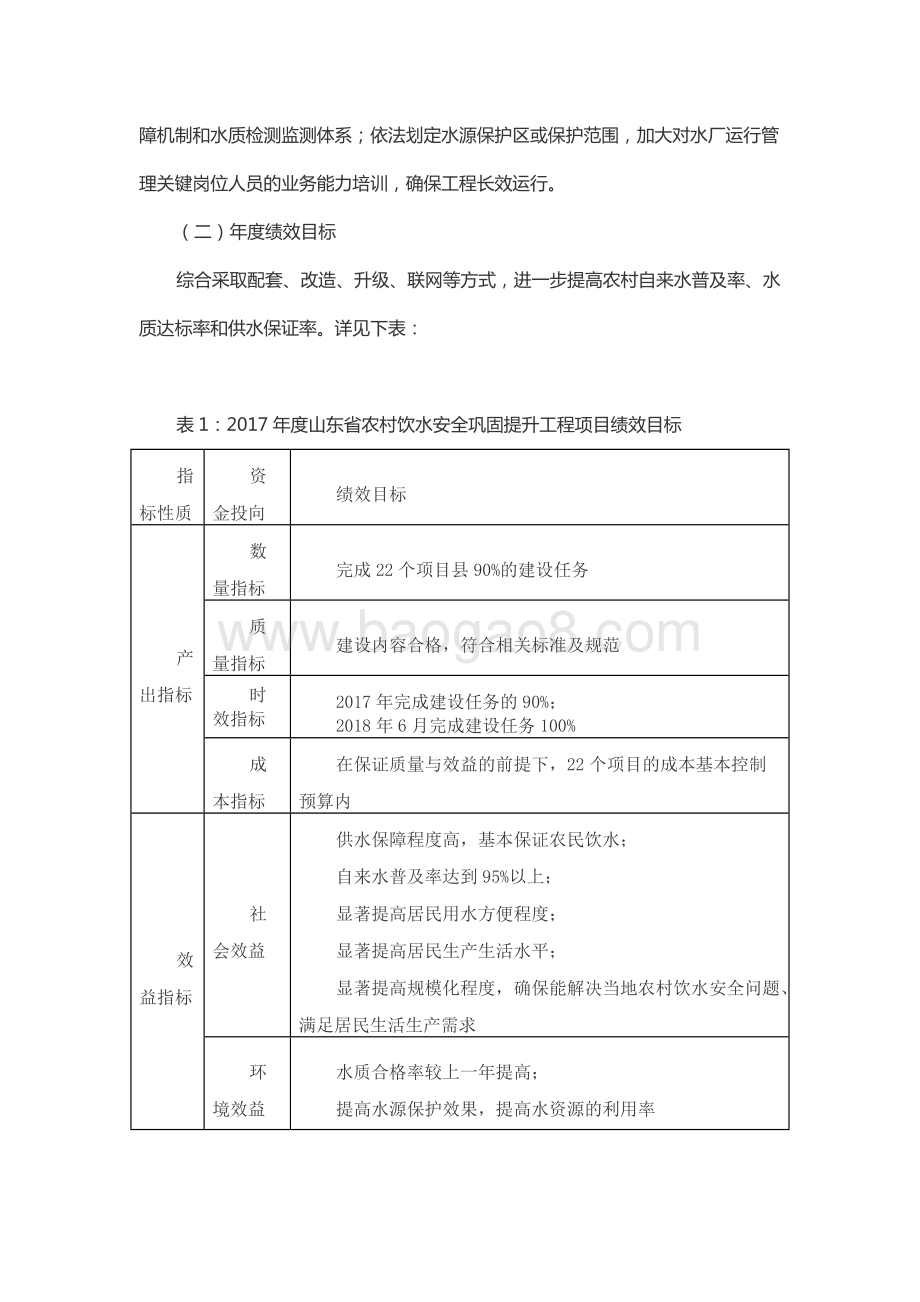 2017年度水利发展资金（农村饮水安全巩固提升工程资金）绩效评价报告（山东）.docx_第3页