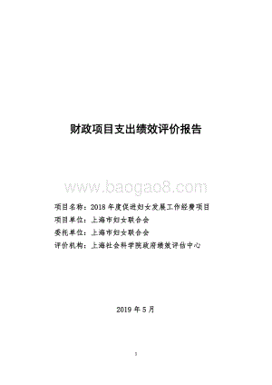 2018 年度促进妇女发展工作经费项目绩效评价报告.pdf
