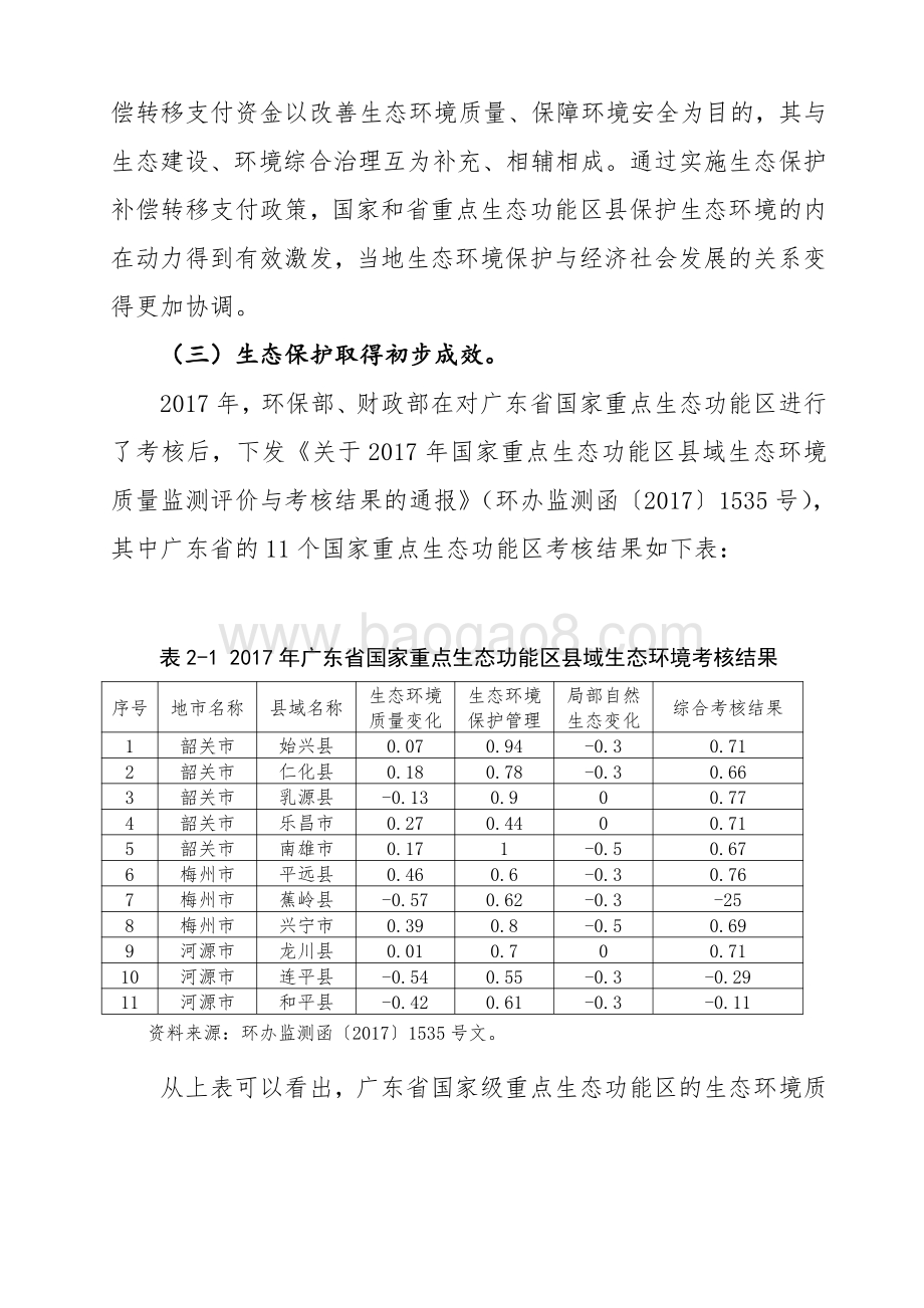 2017年广东省生态保护补偿转移支付政策绩效评价报告.pdf_第4页