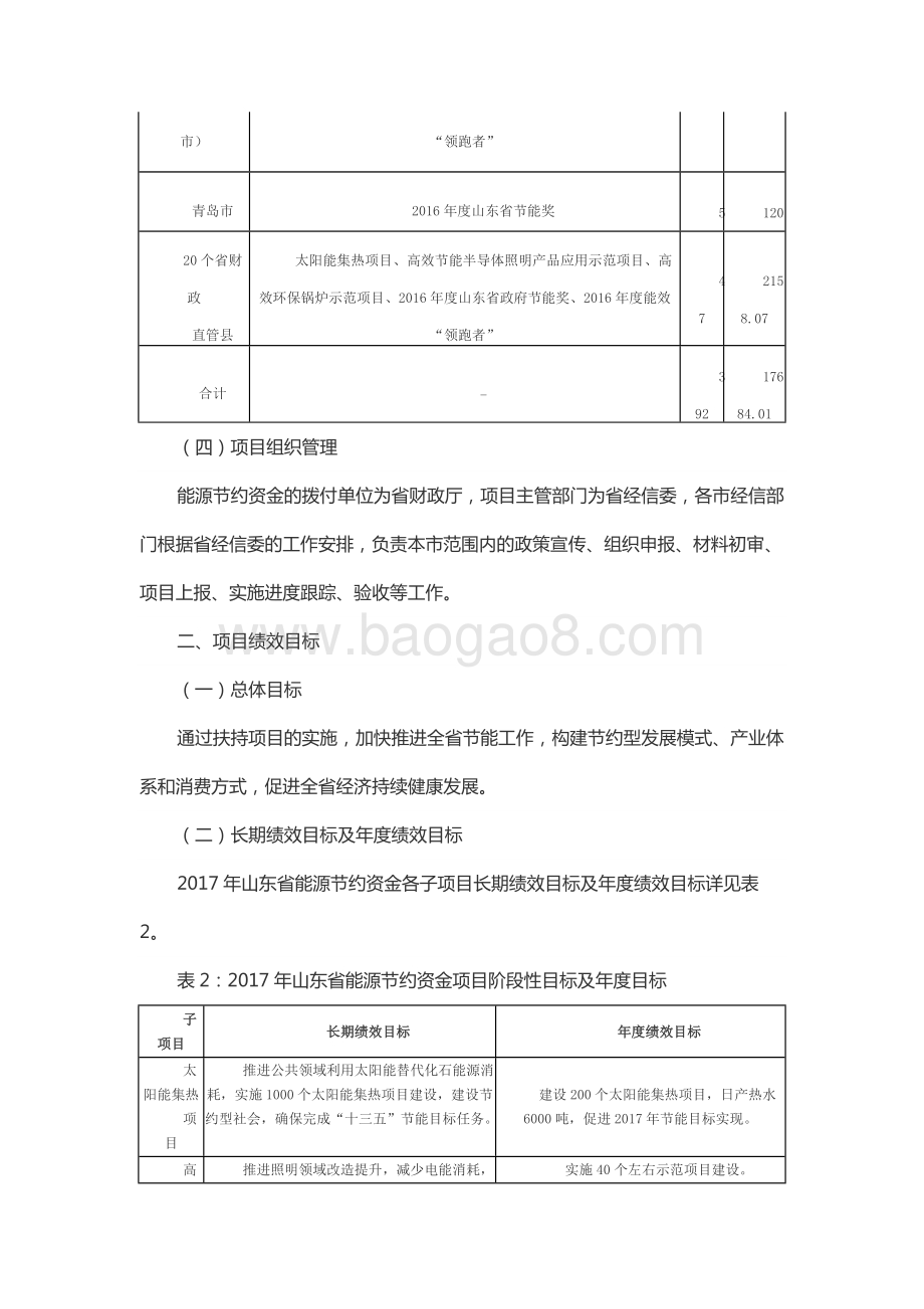 2017年节能和新能源发展资金（能源节约资金）绩效评价报告（山东）.docx_第3页