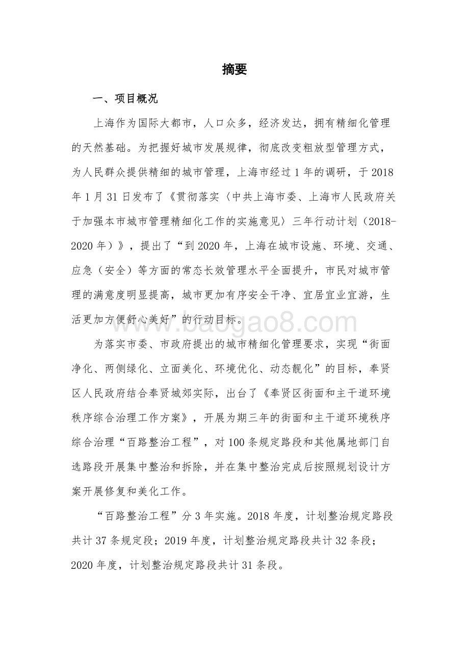 2018年度“百路整治”综合治理项目绩效评价报告.docx_第3页
