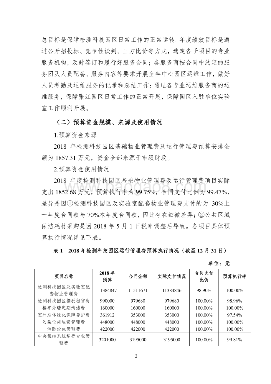 2018 年度基础物业管理费及运行管理费绩效评价报告.pdf_第3页