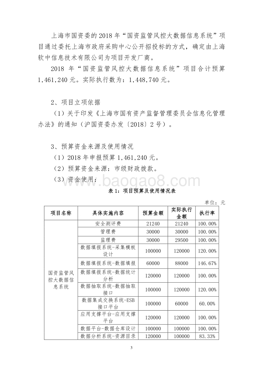 2018 年度国资监管风控大数据信息系统项目绩效评价报告.pdf_第3页