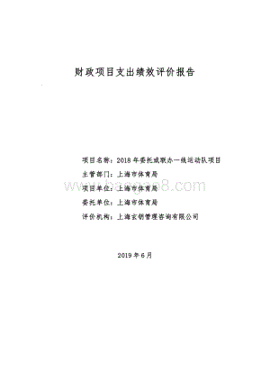 2018 年委托或联办一线运动队项目绩效评价报告.pdf