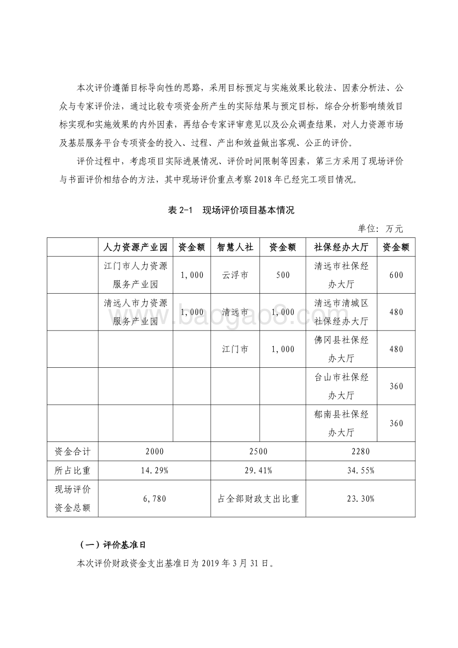 2018 年人力资源市场及基层服务平台建设资金绩效评价报告.pdf_第4页