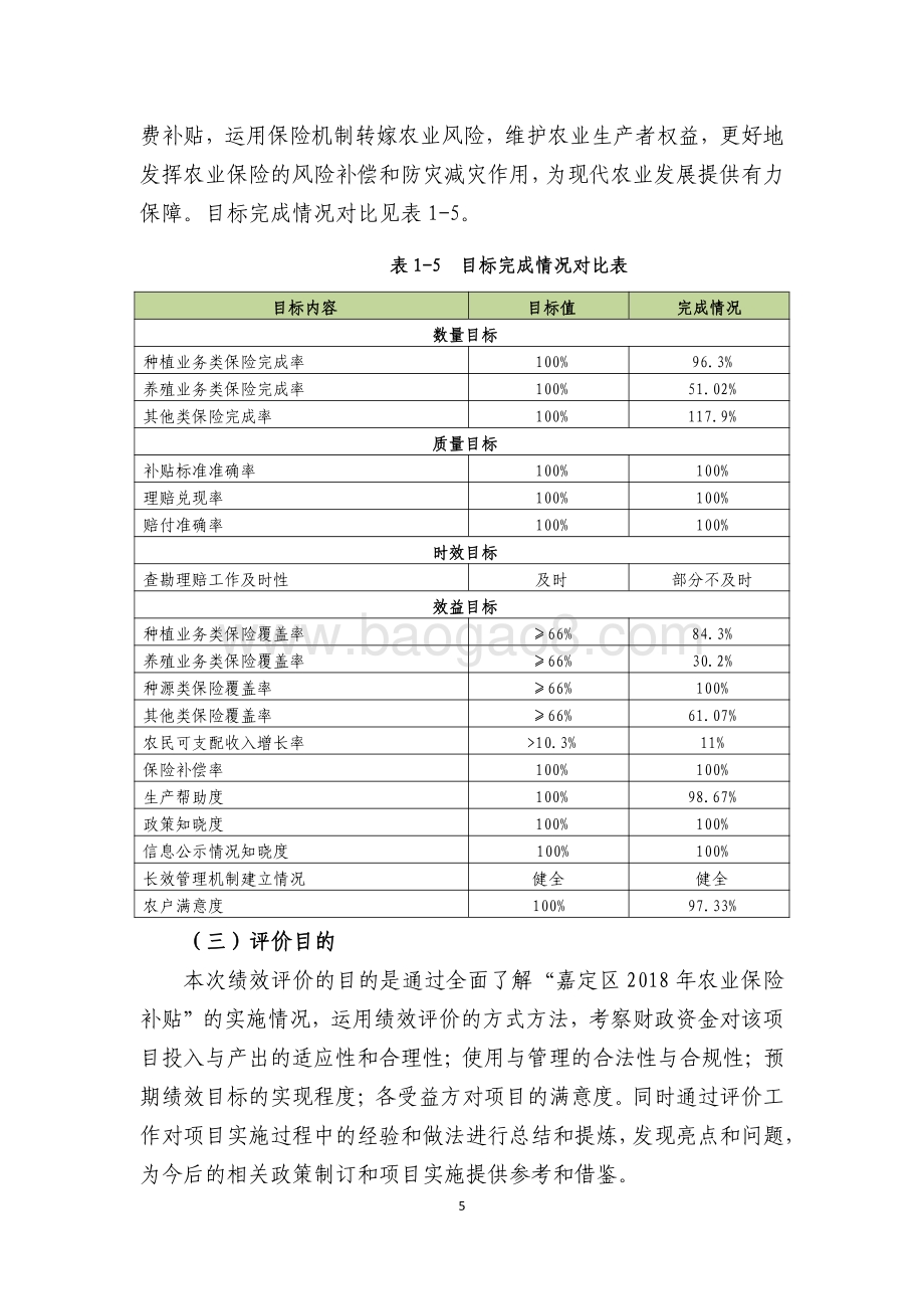 2018年嘉定区农业保险补贴项目绩效自评价报告.pdf_第5页