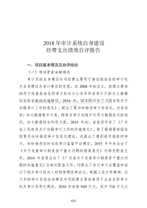2018年审计系统自身建设经费支出绩效自评报告.pdf